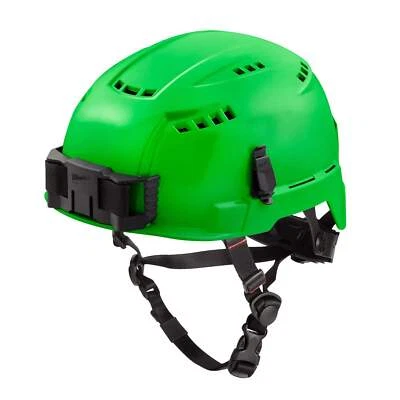 FREEDOM TOOLS LLC Milwaukee 48-73-1306 BOLT™ Green Vented Safety Helmet (USA) - Type 2, Class C