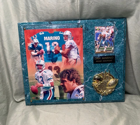 Dan Marino #13 Miami Dolphins Wall Plaque 15”x12” Cover