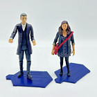 Doctor Who 3.75" figures x 2 . twelfth doctor and clara oswald .