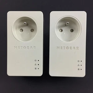 Lot 2 Prises Adaptateur CPL Netgear 200AV+ Mini / 200 Mbps Mb (XAV1401 V2) - Photo 1/2