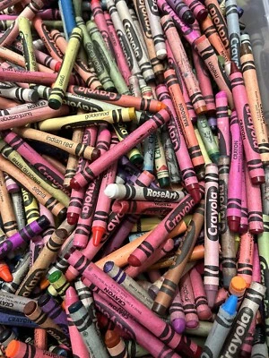 Lot of Crayons Used  4 lbs Bulk Crafts Art Melting Fun Activities  🖍️ - Image 1 of 2