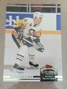 1992-93 Stadium Club - Pittsburgh Penguins - Hockey Card #205 Shawn McEachern - Picture 1 of 2