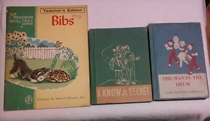 Lätzchen, ich kenne ein Geheimnis & der Mann in der Trommel. Vintage Schulbücher (Set 3) - Bild 1 von 12