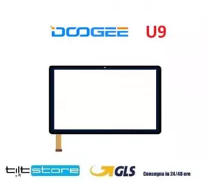 GLAS TOUCHSCREEN DOOGEE U9 / U9 Kid TABLET BILDSCHIRM ORIGINAL SCHWARZ - Bild 1 von 1