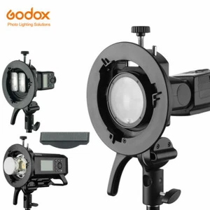 US Godox 2* S2 S-type Flash Bracket Bowens for Godox V1 V860II AD200 AD400pro - Picture 1 of 11