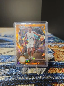 2021-22 Panini Prizm Draft Picks - Variation Orange Ice Prizm Jonathan Kuminga - Bild 1 von 2