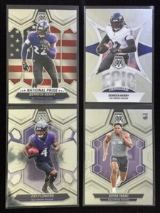 Mosaico Panini 2024 - Lote de (4) tarjetas del equipo Baltimore RAVENS, mosaicos de plata (B) - Imagen 1 de 4