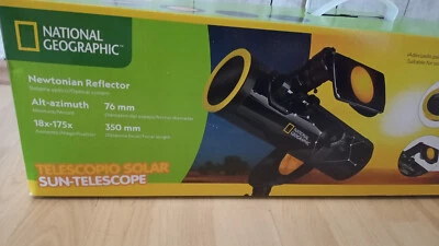 National Geographic Sonnen Teleskop, Handy Halterung, Mondfilter, 18x - 175x - Bild 1 von 4