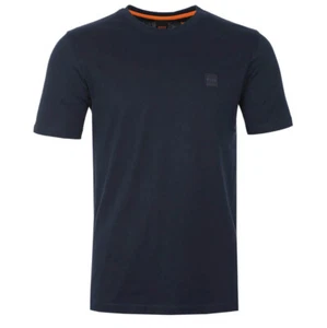 Hugo Boss Herren-T-Shirt Tales Rundhalsausschnitt Logo Marke Trikot Boss T-Shirt in dunkelblau - Bild 1 von 9