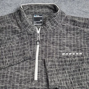 Dar2B Totality CoreStrt Long Sleeve Zip Sweatshirt Gray XL England Baselayer - Picture 1 of 9