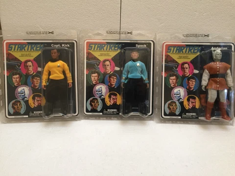 Star Trek Spock Kirk Andorian Diamond Select retro cloth action figures 2007 Cover