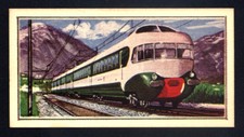 Barratt & Co. Trains of the World (1964) Italian Type ETR300 Electric No. 33