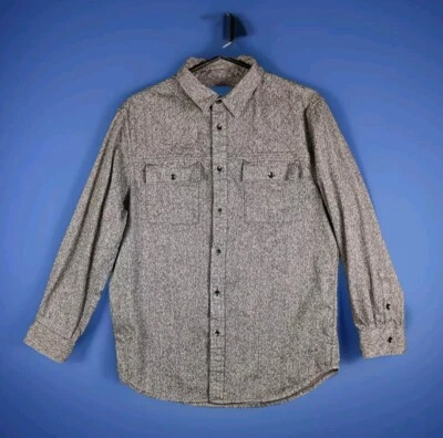 Camisa Krew Hombre Gris Mediana Abotonada Foto 1 de 4