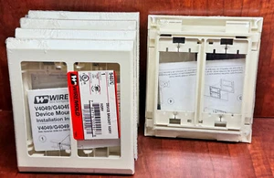 5 x Hergestellt in den USA, Wiremold 5407C ELFENBEIN Gerätehalterung 2-Gang 5400 Laufbahn - Bild 1 von 1