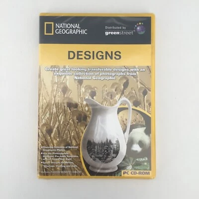 National Geographic - Designs (PC CD-ROM) - Factory Sealed - Image 1 of 2