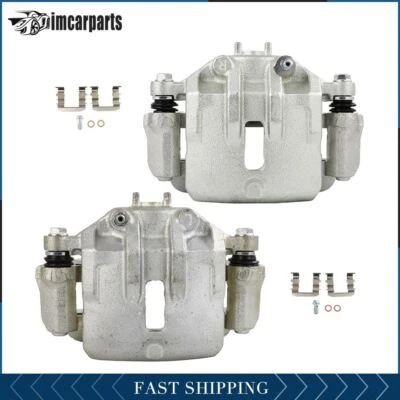 Pinzas de freno con soporte para 2007 2008 2009 10 11 2012 par delantero Kia Rondo Foto 1 de 4