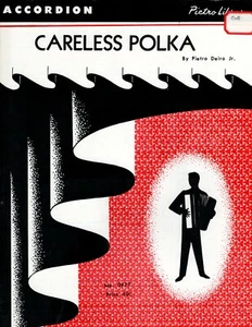 "CARELESS Polka" for Accordion by Pietro Deiro - 3 Pages - Circa 1958 - Picture 1 of 2