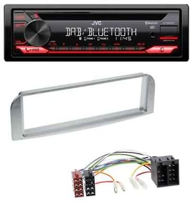 JVC CD DAB USB Bluetooth MP3 Autoradio für Alfa Romeo 147, GT - silbergrau - Bild 1 von 7