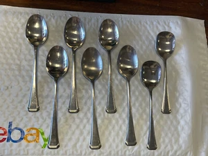 LOTE DE 8 PIEZAS Acero Inoxidable por ONEIDA SILVER Maestro-St. Leger ACERO INOXIDABLE EE. UU. BRILLANTE - Imagen 1 de 3