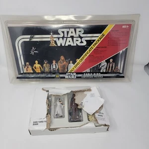 STAR WARS EARLY BIRD CERTIFICATE PACKAGE DISPLAY STAND AND FIRST 4 FIGURES - Picture 1 of 19