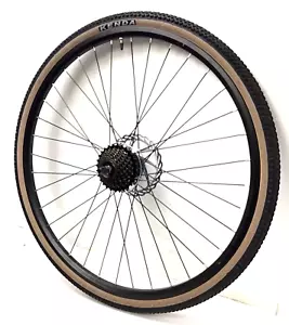 Ruota a disco posteriore 700c QR 7 velocità ruota libera 40C pneumatico bici da strada #E6 - Foto 1 di 3
