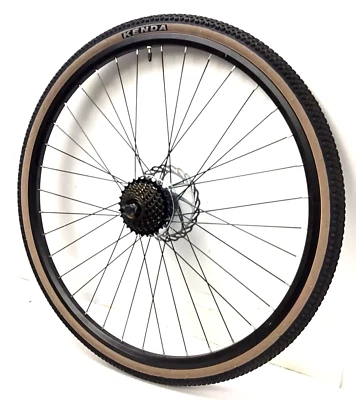 Rueda de disco de bicicleta trasera 700c QR 7 velocidades rueda libre neumático 40C bicicleta de carretera #H20 Foto 1 de 3