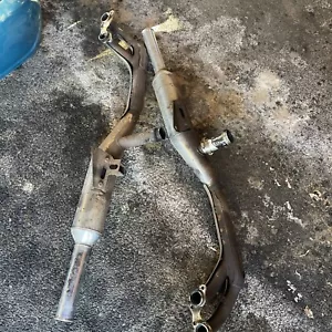 1980-83 Honda GL1100 Goldwing Exhaust Dual Pipe - Picture 1 of 7