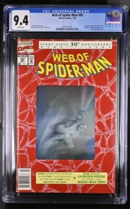 Web of Spider-Man #90 - CGC 9.4 - Kiosk - 30th Anniversary Special - 1992 - Bild 1 von 7