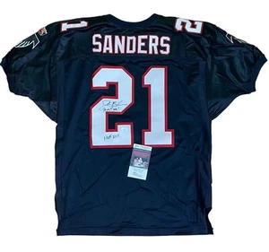 Deion Sanders Signed Atlanta Falcons Authentic Wilson 1990 Game Model Jersey JSA - Picture 1 of 6