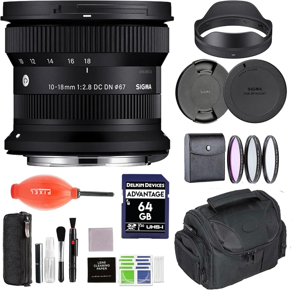 Sigma 10-18mm f/2.8 DC DN Contemporary Lens for Canon-RF 207972