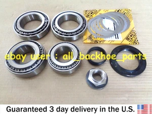 JCB BACKHOE CROWN PINION OVERHAUL KIT W. M24 NUT (907/08300 907/50100 907/09000) - Picture 1 of 8