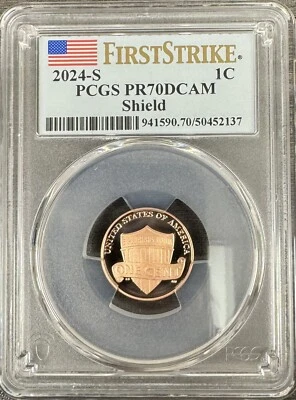 2024 S Proof Lincoln Cent PCGS PR70DCAM First Strike - Image 1 of 2