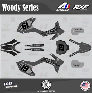 Graphics Kit for Apollo RXF Freeride 150 190 Woody - SMOKE - Bild 1 von 6