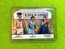 JA MORANT BLUE PRIZM ROOKIE CARD 2019-20 Crown Royale Kings Court Ja Morant #/75
