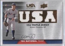 2009 USA Baseball Box Set Triple Jersey 16U National Team Austin Cousino