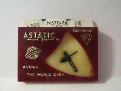 Vintage Astatic  N570-7d Diamond Phonograph Record Album Player Stylus Needle - Image 1 of 2