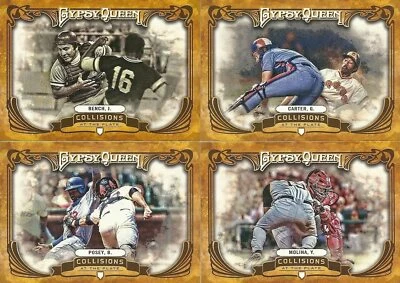 2013 Topps Gypsy Queen COLLISIONS At the Plate Insert Set Stars Hall of Famers - Image 1 of 2