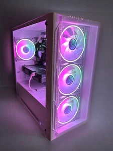 Gaming PC i7 12700F 32GB DDR4 RTX 4060 8GB 1TB NVMe SSD WiFi Win 11 RGB - Picture 1 of 5
