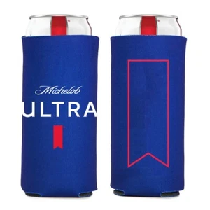 2 LATTINE MICHELOB ULTRA SLIM NUOVE AUTENTICHE birra Koozie - Foto 1 di 1