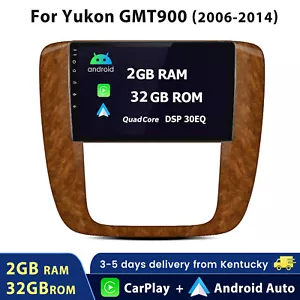 For GMC Yukon 3 GMT 900 06-2014 9"Andriod 13 Car Radio Stereo GPS WIFI Navi DAB+ - Bild 1 von 14