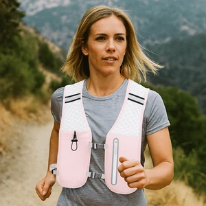 Reflective Running Hydration Vest Bag 2L Water Chest Pack  Outdoor Activities - Picture 1 of 18