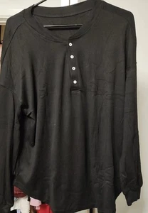 Size Medium Long Sleeve Black Women Shirt - Picture 1 of 1
