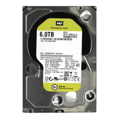 WD Se 6TB 7.2K 128MB SATA III 3.5'' WD6001F9YZ - Image 1 of 3