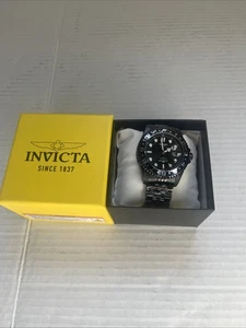 Reloj Invicta Pro Diver para hombre 43 mm acero inoxidable esfera de cuarzo negro (30807) - Imagen 1 de 24