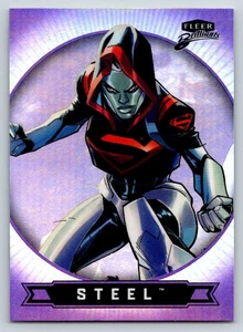 Fleer Brilliants Superman 2025 púrpura #34 acero (hierros Natasha) - Imagen 1 de 2