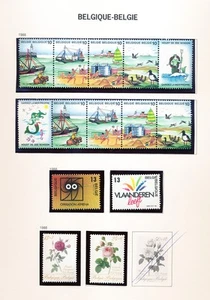 XE41923 Belgium 1988 flowers clean the ocean fine lot MNH fv 143 BEF - Picture 1 of 1
