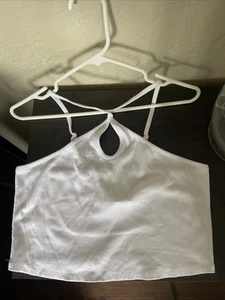 White Summer Tank Top - Picture 1 of 6