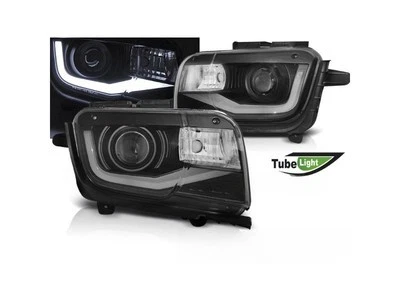 faróis de led para Chevrolet Camaro 2009-2013 tubo preto - Imagem 1 de 4