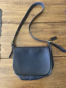 Bolso Bandolera de Hombro Cartera COACH 9951 Patricia’s Legacy de Colección Cuero Negro - Imagen 1 de 8