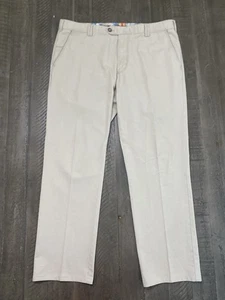 Pantaloni Meyer Uomo 40x34 Beige New York Chino Vestibilità Moderna Gamba Dritta - Foto 1 di 13
